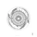 Enso Circle tattoo design idea