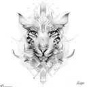 Drumming tattoo design idea