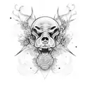 Drumming tattoo design idea