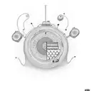 808 drum machine tattoo design idea