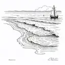 OCEAN ON MARTHA’S VINEYARD tattoo design idea