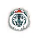 chow chow, aggressive tattoo design idea