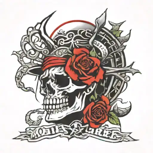 motley crue  tattoo design idea