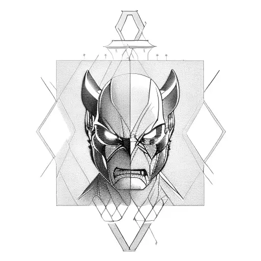 An IT-themed tattoo incorporating circuitry and the Wolverine claws tattoo design idea