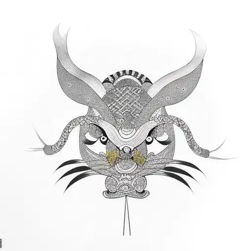 African  tattoo design idea