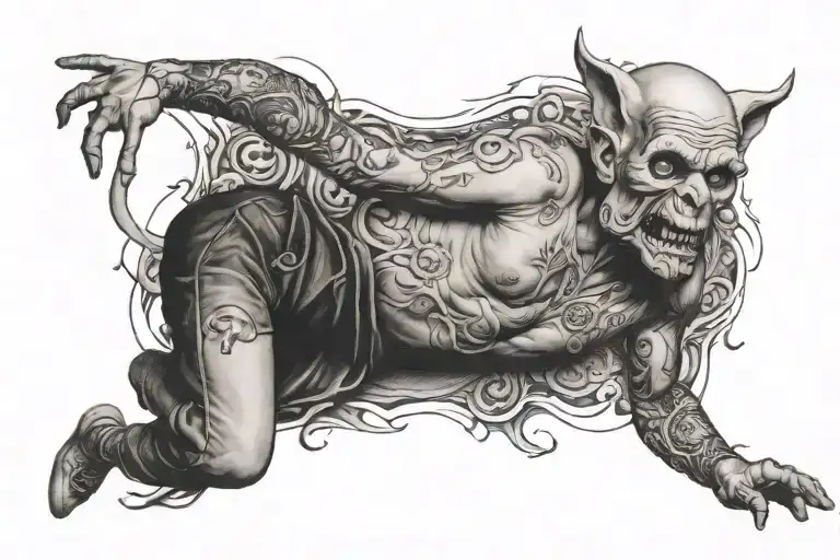 "There is no tomorrow" tattoo design idea