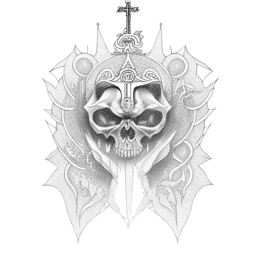 religious tattoo design idea