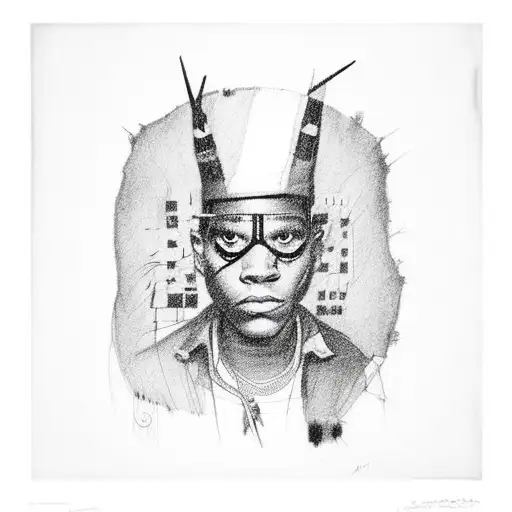 basquiat  tattoo design idea