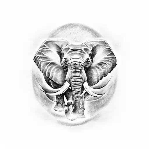 elephant breast cancer survivor  tattoo design idea