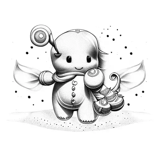 Cinnamoroll tattoo design idea