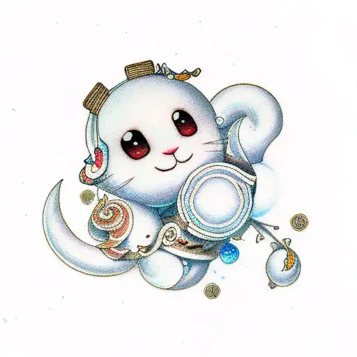 Cinnamoroll tattoo design idea