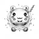 Cinnamoroll tattoo design idea