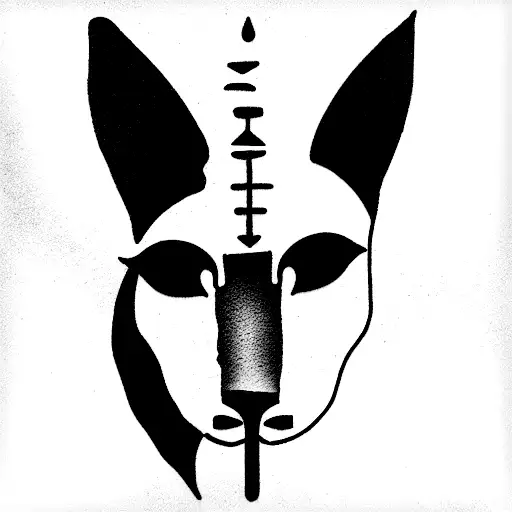 Anubis tattoo design idea