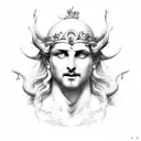 Dionysus  tattoo design idea