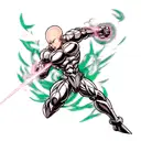 Boros from "one punch man" tattoo design idea