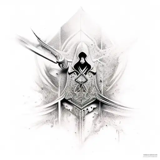 assassins creed  tattoo design idea