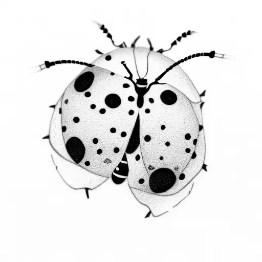 semi colon but top part is a lady bug  tattoo design idea