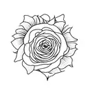 sunflower, rose, mountains, sea turtle tattoo design idea