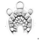 bear paw tattoo design idea