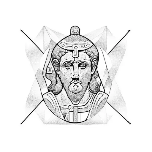 Ancient Greece tattoo design idea