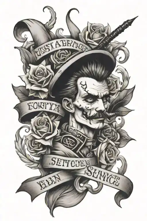 Just A sentence "Man is born, man lives, and man dies And it's all vanity" tattoo design idea