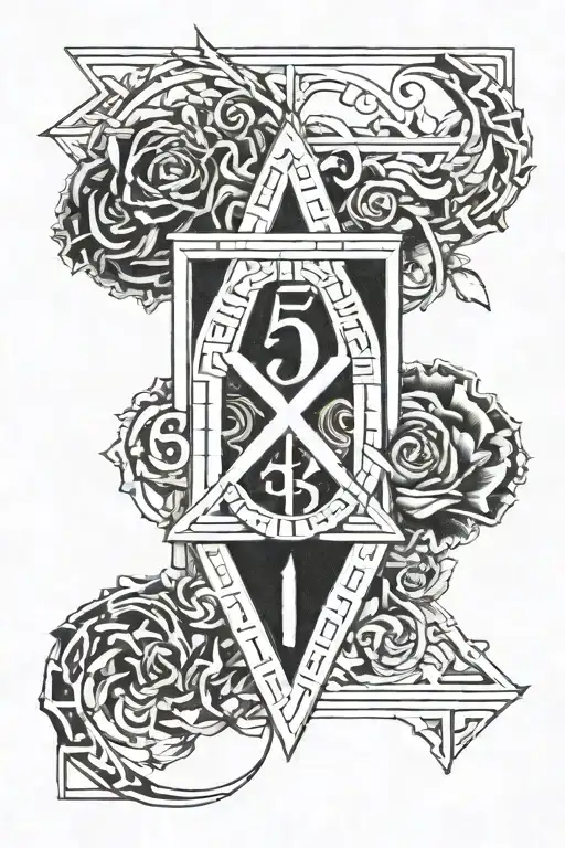 5th September 1985 Roman numerals tattoo design idea