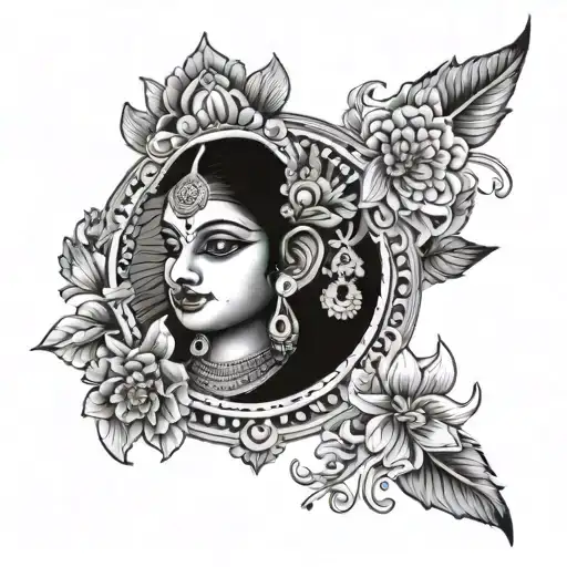Tattoo on forearms and write this name "Lakshmi Daksha Darshith" tattoo design idea
