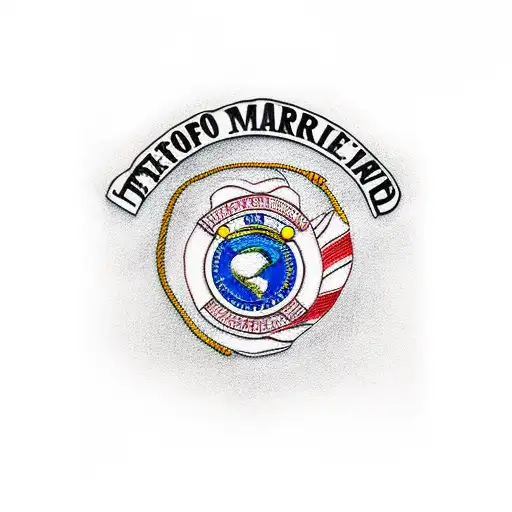usmc tattoo design idea