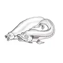 an eel tattoo design idea