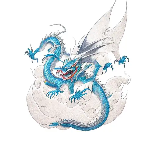 Akali dragon tattoo design idea