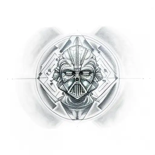 sith meditating tattoo design idea