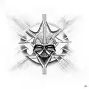 sith meditating tattoo design idea
