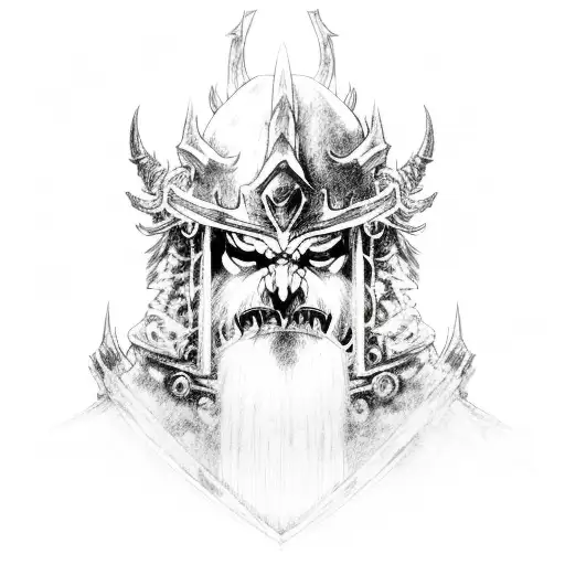 warcraft lich king tattoo design idea