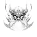 warcraft lich king tattoo design idea