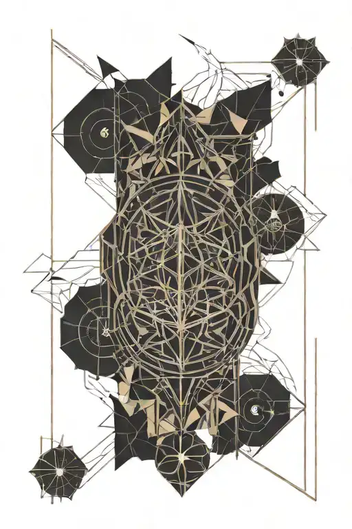 libra, virgo, taurus zodiac sign tattoo design idea