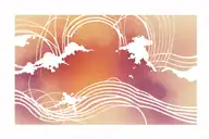 sun rays and bands alternating with lines tattoo design idea