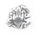 Hamsa Symbol tattoo design idea