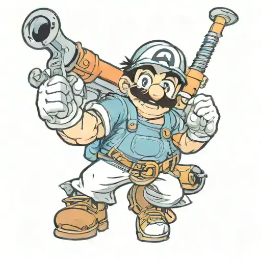 plumber Anthony tattoo design idea
