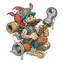 plumber Anthony tattoo design idea