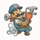 plumber Anthony tattoo design idea