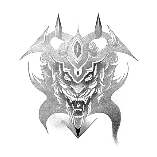 Vajra Dagger tattoo design idea