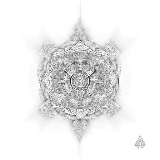 Vajra tattoo design idea