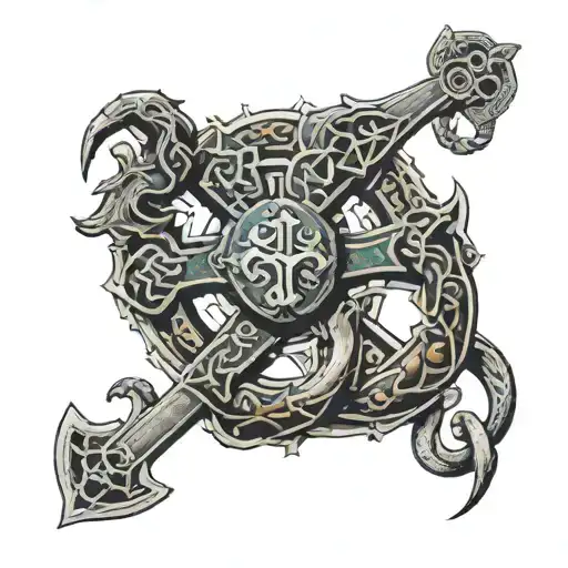 Celtic cross, Scorpion, 1993 year, Scorpio constellation tattoo design idea