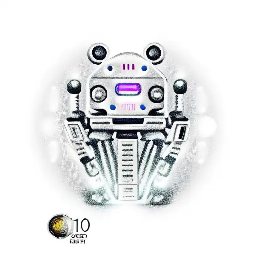 Tottoo vorlage roboter unterarm mit einen Led countown in den die nummer 19:10:19 steht tattoo design idea