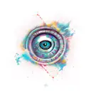 Eye of Ra tattoo design idea