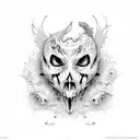 corazon roto tattoo design idea