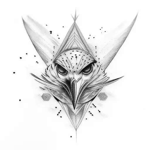 tato crows in the shoulder tattoo design idea