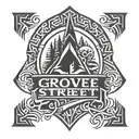 Grove Street Family Logo tattoo tattoo design idea