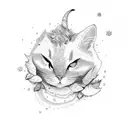 winter spring summer or fall tattoo design idea