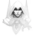 drow ranger from dota 2 tattoo design idea